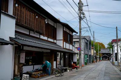Deserted Dainichi-Daimon Street