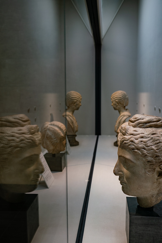 Ancient Greco-Roman sculptures on display at Matsuoka Museum of Art