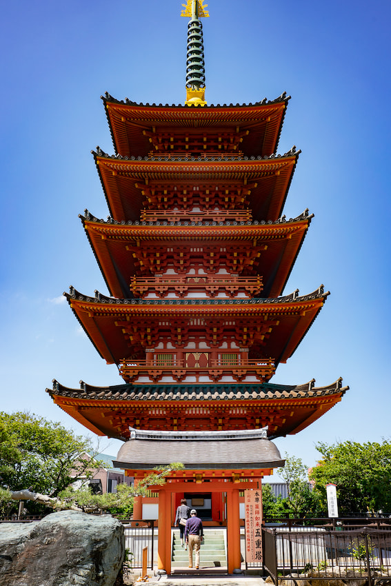 Five-story pagoda of Iinuma Kannon