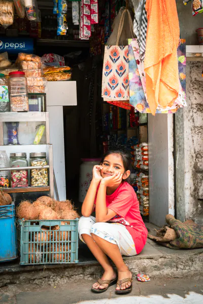 Smiling girl