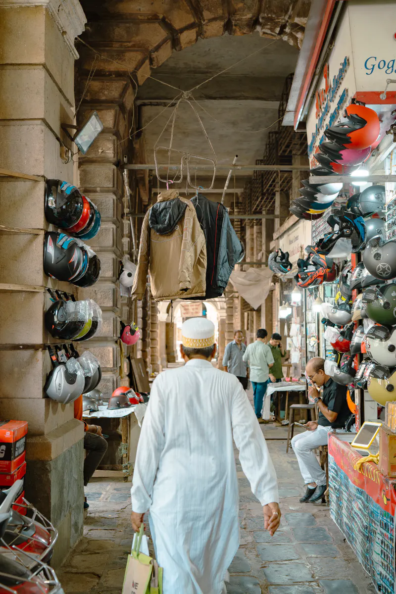 Store selling helmets