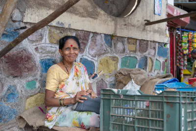 Woman with bindi