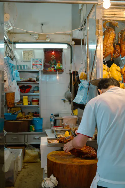 Butcher shop in Wan Chai