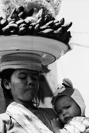バナナと赤ん坊
