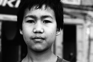 チベット族の男の子