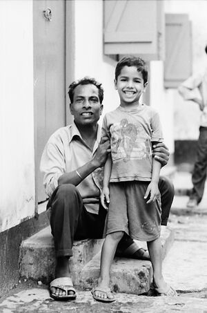 Father and son