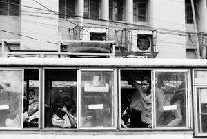 Windows of bus