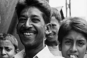 Man smiling