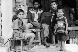 Children hanging out together