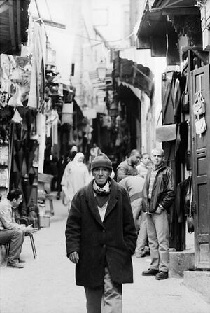 Old man walking Talaa Sghira