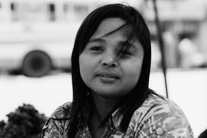 Melancholic woman