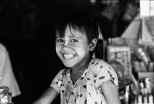 Girl smiling