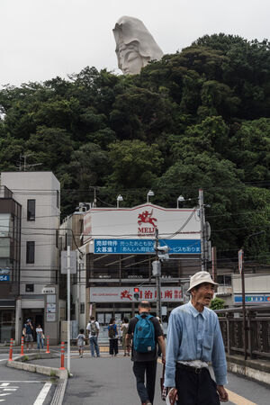 大船観音の顔