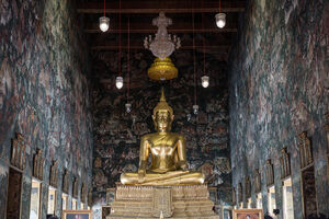 Buddha statue in Wat Suthat