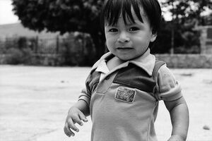 Boy bracing