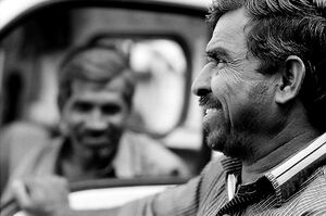 Man laughing