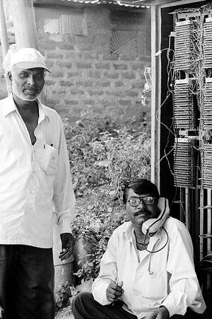 Engineer wearing glasses