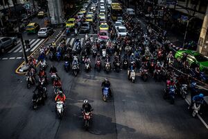 Crossing in Bangkok