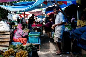 Kanoman market in Cirebon