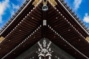 御影堂の屋根