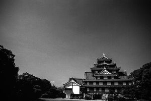 岡山城の天守閣