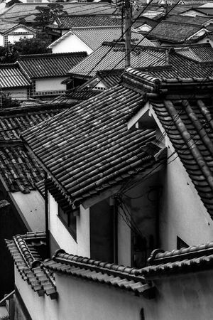 tiled roofs in Kurashiki