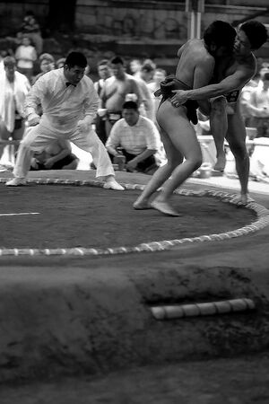 Sumo wrestling at Yasukuni Shrine