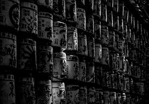 明治神宮に奉納された御神酒の酒樽