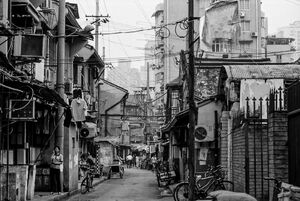 Old fashioned street in Shanghai