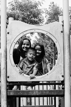 Three kids in circle