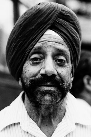 Sikh with turban