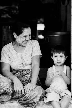 Grandma and boy