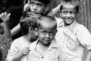 Four little boys