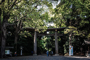 明治神宮の鳥居