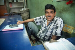 Man at counter