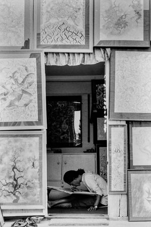 Painter working