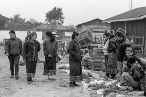 Women working in market