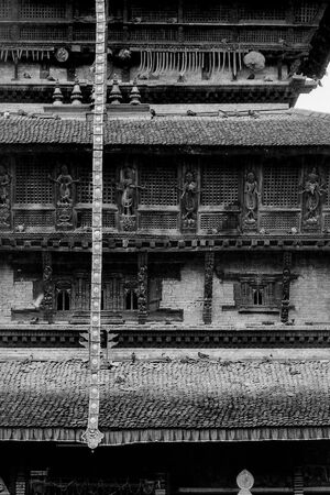 Facade of Bagh Bhairab Temple