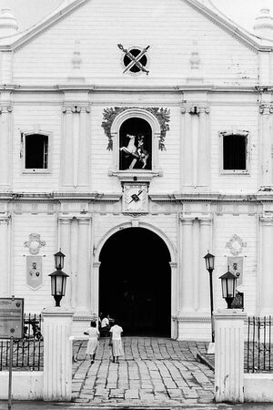 Entrance of the Vigan Cathedral