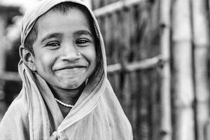 Girl smiling