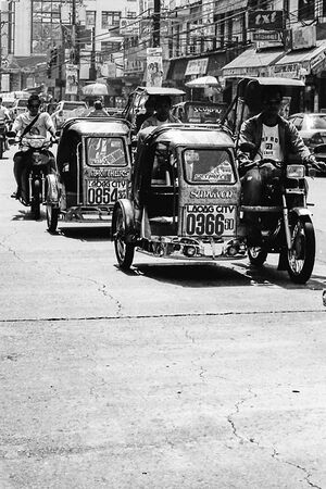 Tricycles running in Laoag