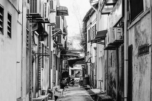 Deserted alleyway