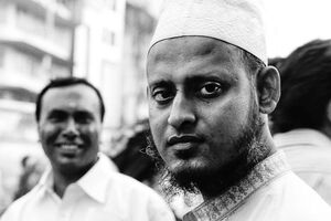 Man wearing Taqiyah and beard