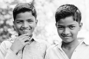 Boys looking alike
