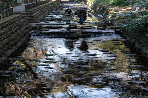 Yazawa River flowing through Todoroki Ravine