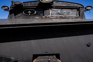 小樽市総合博物館に展示されている国鉄キ550形貨車