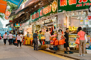 Fruit shop in Wan Chai