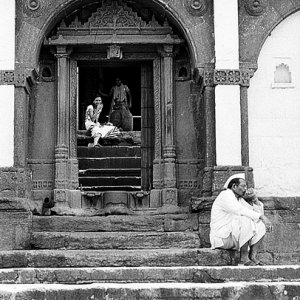 ヒンドゥー教寺院の入り口