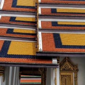 Vivid roof in Wat Phra Kaew