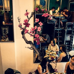 Inside of Lhong Tou Cafe